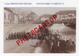 INVENTAIRE-GREVE-??-ARMEE-CARTE PHOTO Francaise NON SITUEE-FRANCE- - Strikes