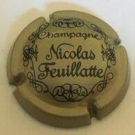 1 - Feuillatte Nicolas, Champagne En Minuscule, Gris Crème Et Noir (côte 1 Euro) - Feuillate
