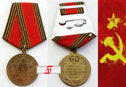 URSS CCCP MEDAGLIA MILITARE RUSSA DELL'ESERCITO SOVIETICO RUSSIA 1943 MARINA MILITARY RUSSIAN MEDAL BOUCLE MILITAIRE KGB - Russland