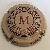 1 - Mansard Initiale M (beige Et Bordeaux) (côte 2 Euros) - Mansard