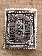 69A III Bruxelles 1923 Brussel Rare. Légère Rousseur Et Dents Courtes, Cote 850FB Voir Scans Présence De Gomme - Typo Precancels 1922-26 (Albert I)