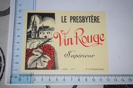 Le Presbytère Vin Rouge Supérieur Nivelle 70 Cl - Religions