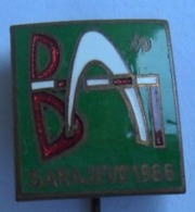 Athletics BALKAN ATHLETIC GAMES SARAJEVO 1966 PINS BADGES P4/5 - Leichtathletik