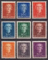 Nederlands Nieuw Guinea NVPH Nr 10/18 Ongebruikt/MH Koningin Juliana 1950-1952 - Nouvelle Guinée Néerlandaise
