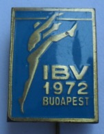 ATHLETIC IBV BUDAPEST 1972  PINS BADGES P4/5 - Leichtathletik
