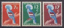 Nederlands Nieuw Guinea NVPH Nr 54/56 Ongebruikt/MH Kroonduif, Vogels, Birds, Oiseaux 1959 - Nueva Guinea Holandesa