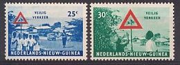 Nederlands Nieuw Guinea NVPH Nr 73/74 Ongebruikt/MH Veilig Verkeer, Save Traffic 1962 - Nueva Guinea Holandesa