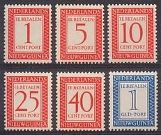 Nederlands Nieuw Guinea NVPH Nr Port 1/6 Ongebruikt/MH Tax 1957 - Niederländisch-Neuguinea