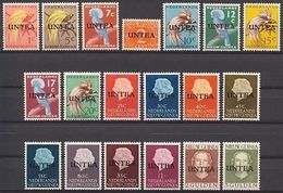 West Nieuw Guinea NVPH Nr 1/19 Ongebruikt/MH UNTEA, United Nations Temporary Executive Authority 1962 - Netherlands New Guinea