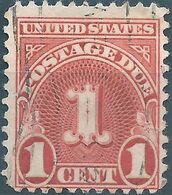 Stati Uniti D'america,United States,U.S.A,1895 Postage Due 1C Used - Postage Due