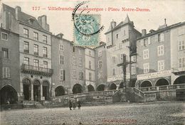 Villefranche De Rouergue * Place Notre Dame * Boucherie Des Arcades PALIS * Quincaillerie - Villefranche De Rouergue