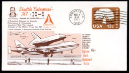 SHUTTLE ENTERPRISE 747 IC-5 Edward CA 1977 On USA U576 - North  America