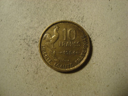 MONNAIE FRANCE 10 FRANCS 1954 GUIRAUD - 10 Francs