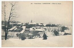 CPA - LARGUITZEN (Haut Rhin) - L'Hiver En Alsace (Vue Générale) - Autres & Non Classés