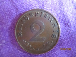 Germany: 2 Pfennig 1938 J - 2 Reichspfennig