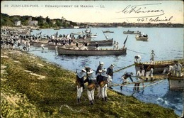 FRANCE - Carte Postale - Juan Les Pins - Débarquement De Marins - L 67084 - Juan-les-Pins