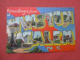 Greetings  Winston Salem   North Carolina     Ref 4292 - Winston Salem