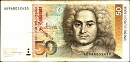 20146) Germania 50 Marchi 1989 BB VF  -banconota Non Trattata.vedi Foto- - 50 Deutsche Mark