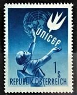 AUSTRIA 1949 - MNH - ANK 945 - UNICEF 1S - Unused Stamps