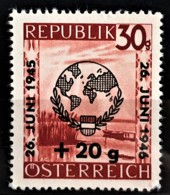 AUSTRIA 1946 - MNH - ANK 775 - 30g+20g - Nuovi