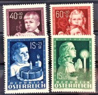 AUSTRIA 1949 - MNH - ANK 941-944 - Kindheit - Neufs