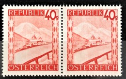 AUSTRIA 1947 - MNH - ANK 853 - 40g - PAIR! - Unused Stamps