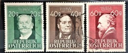 AUSTRIA 1948 - Canceled - ANK 864-866 - Ziehrer, Stifter, Amerling - Oblitérés