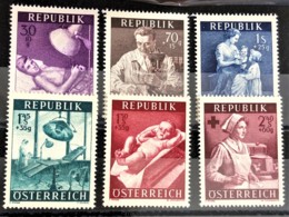 AUSTRIA 1954 - MNH - ANK 1008-1013 - Complete Set! - Nuovi