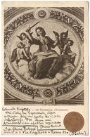 Rome / Roma – The Picture La Giustizia (Vaticano) – Esperanto – With A Stamp 10 Centesimi – Year 1920 - Colecciones & Lotes