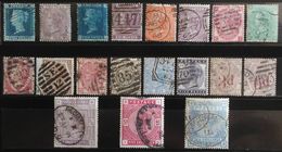 Gran Bretaña: Año. 1854 -1884  Lote:19/Val. Escogidos, (Reinado. Reina Victoria) Dentados. - Used Stamps