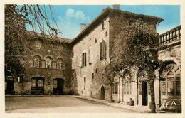 Vaour * Hôtel Du Parc * La Cour Et La Terrasse - Vaour