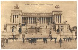 Rome / Roma – Monumento A Vittorio Emanuele II – Esperanto – With A Stamp 10 Centesimi – Year 1920 - Transportmiddelen