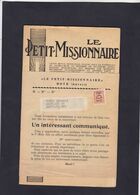 Preo 1937 / Bulletin IMPRIME Petit Missionnaire Sous Bande - Rollo De Sellos 1930-..