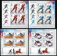 OLYMPIC GAMES VANCOUVER, ROMANIA 2010 4 SHEETS  NICE  =15,50 Euro - Invierno 2010: Vancouver