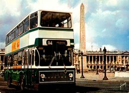 Paris 8ème * Autobus Ancien à Double étages De Marque ? * La Place De La Concorde - Arrondissement: 08