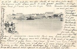 CPA 85 Vendée CROIX DE VIE - Entrée Du Port - Précurseur - 1902 - Saint Gilles Croix De Vie