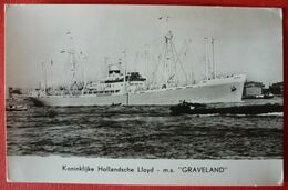 M.V. GRAVELAND - KONINKLIJKE HOLLANDSCHE LLOYD - Steamers