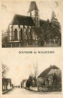 Walbourg * Souvenir Du Village * Gruss 2 Vues * Une Rue & L'église - Autres & Non Classés