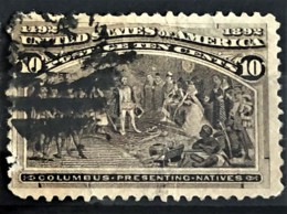 USA 1893 - Canceled - Sc# 237 - 10c - Columbus - Usados