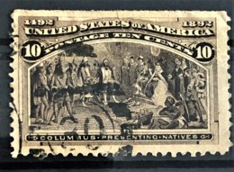 USA 1893 - Canceled - Sc# 237 - 10c - Columbus - Used Stamps