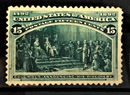 USA 1893 - MLH - Sc# 238 - 15c - Columbus - Unused Stamps