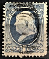 USA 1873 - Canceled - Sc# 156 - 1c - Secret Mark - Oblitérés