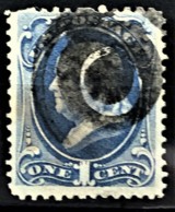 USA 1873 - Canceled - Sc# 156 - 1c - Secret Mark - Usados