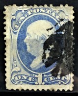 USA 1873 - Canceled - Sc# 156 - 1c - Secret Mark - Used Stamps