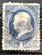 USA 1873 - Canceled - Sc# 156 - 1c - Secret Mark - Oblitérés