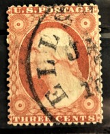 USA 1861-62 - Canceled - Sc# 10 - 3c - Oblitérés