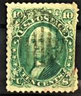 USA 1861-62 - Canceled - Sc# 68 - 10c - Usados