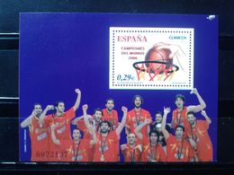 España Año 2006 Hojita Baloncesto Ed. 4267** MNH Error De Impresión --- Mancha Blanca Falta De Tinta--- - Variedades & Curiosidades