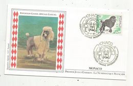 MONACO. A , FDC ,premier Jour , 1987 , CHIENS , Exposition Canine Internationale , , Spéciale CANICHE - FDC