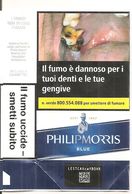 PHILIP MORRIS BLUE SOFT ITALY BOX SIGARETTE - Zigarettenetuis (leer)